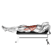 Lying leg hip raise