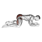 Rocking frog stretch